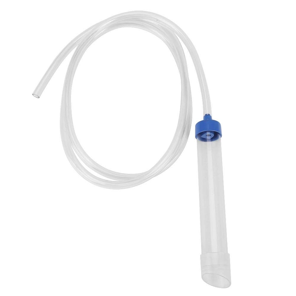Zerodis Aquarium Manual Water Changer, Gravel Cleaner Siphon Tube Fish Tank Tube Fluids Transfer Cleaning Tool