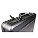 World Traveler European-Style Gun Metal Aluminum Laptop Attache Case, Silver, One Size