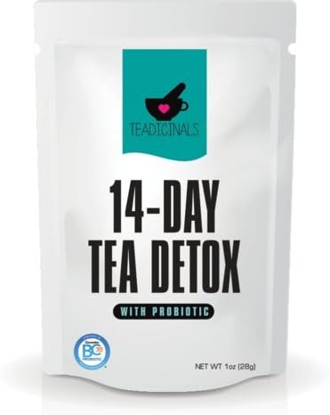 Teadicinals 14-Day Detox Tea with Probiotic Loose Leaf