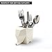 PELEG DESIGN Cutlery Holder Jumbo Cute Drainer and Funny Plastic Elephant Sink Cutlery Organizer Drainer Storage Box and Toothbrush Holder (Cream)