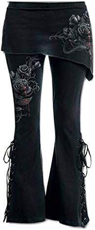 Elastic Waist Denim for Womens Casual High Waisted Jeans Pants