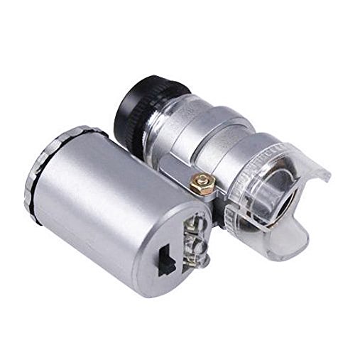 Quality Optics Mini High-Powered LED Pocket Magnifier (45x-Flex) - Thumbnail 2