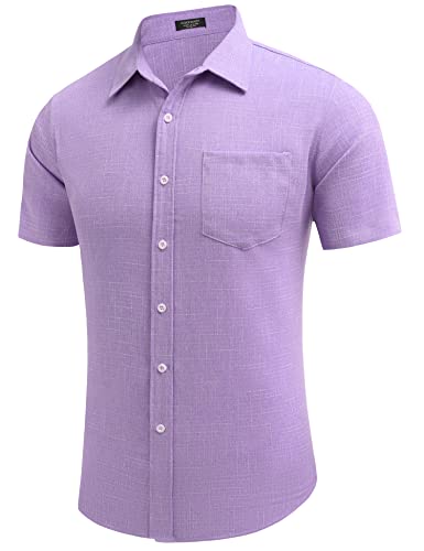 COOFANDY Men's Western Casual Shirt Button Up Basic