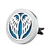 Jenia Car Aromatherapy Diffuser Vent Clip Angel Wings Essential Oil Locket Car Air Freshener Auto Fragrance Perfume Gift for Women, Men In Home,Office - Calm Driving