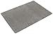 Cozy Shag Collection Grey Solid Shag Rug (6'7