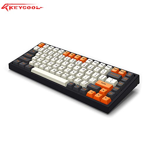 Keycool Hero 84 2020 Edition Mechanical Keyboard RGB Gateron Switches Mini Gaming 84 Keys Keyboard (RGB Gateron Red)