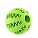chuangwei Wangstar Dual Pet Dog Toy Balls, Nontoxic, Bite Resistant Rubber Balls, Tooth Cleaning Ball, Chew Training Ball Toy, Green