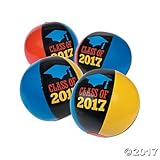 Class of 2017 Graduation Beach Balls - 12 ct