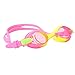 Kids Swim Goggles,Padida Swimming Goggles No Leaking Clear Vision, UV Protection,Anti-Fog , with Free Protection Case ,Nose Clip&Ear Plugs ,Special Designed for Kids Child (pink)