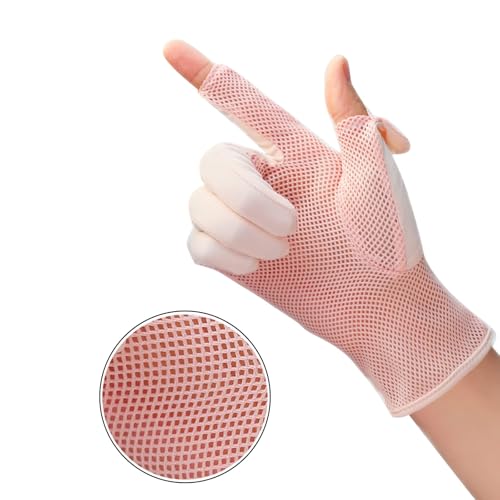 LBOYLOVE® Sun Protection Gloves for Women - Summer UPF 50+ UV Protection, Quick Dry Anti Slip Driving Gloves