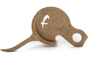 The Finisher - Waterfowl Bird Dispatching Multi Tool Hunting Accessory - Choke Tube Wrench, Screwdriver, Bottle Opener (Brass, Standard)