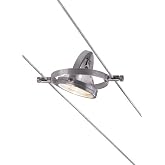 Tech Lighting 700KHELLO5, K Hello, 5.5" Wide Kable Lite Lamp, Satin Aluminum