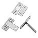 Yosoo 2Pcs Door Catch Ultra Thin Strong Magnetic Catch with Screws for Home Furniture Cabinet Cupboard