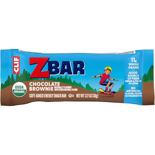 ZBAR – CHOCOLATE CHIP, ICED OATMEAL COOKIE, AND CHOCOLATE BROWNIE – VARIETY PACK – SOFT-BAKED ENERGY SNACK BARS – NON-GMO – 11-12G WHOLE GRAINS – USDA ORGANIC GRANOLA BARS (18 COUNT, MIX MAY VARY)