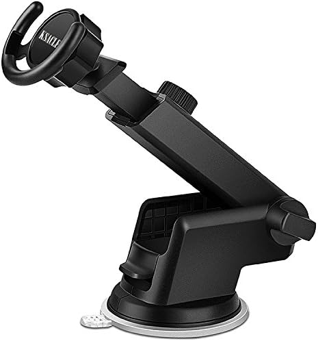 Car Mount for Pop Stand Socket, Ksacle Adjustable Car Dashboard Desk Wall Mount for Pop Socket Expanding Grip Stand Users-Black