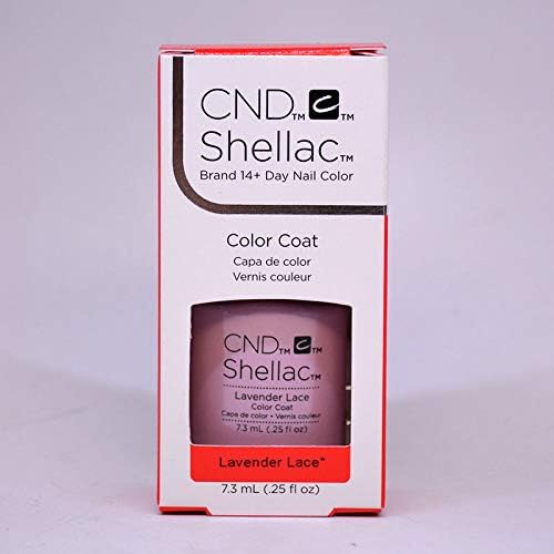 Hot New Color C N D Shellac UV LED Gel Nail Polish (Lavender Lace)