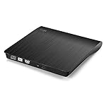 Cocopa External CD Drive, USB 3.0 Ultra Slim External CD DVD Storage Drive, External DVD Writer/ Burner CD DVD RW DVD ROM Drive, Superdrive For High Speed Data Transfer for Laptop