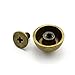 LQ Industrial 25pcs 1/2 inch Bronze Purse Handbag Feet Mushroom Type Nailhead Hollow Round Head Stud Metal Philip Screw-Back Spike Studs Rivet Leather Craft DIY 12mm