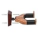 PUNK Auto Lock Safety Wooden Wall Mount Holder, Classical, Electric, Acoustic, Guitar Bass Hanger