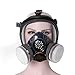 Full Face Organic Vapor Respirator,Professional Respiratory Mask with Double Activated Air Filter,Widely Used in Organic Gas,Paint spary, Chemical,Woodworking,Dust Protections,etc