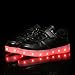 CIOR Kids Boy and Girl's 11 Color LED PU Sneakers Light Up Flashing Shoes,103,01,32