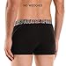 Separatec Men's 3 Pack Soft Bamboo Fiber Separate Pouches Trunks(Black,M)