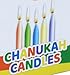 Ner Mitzvah Chanukah Candles Colorful - 44 Ct, 2 Pack
