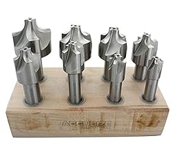 with 1/2'' H.S.S. Corner Rounding End Mill