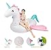 MarlJohns Giant Unicorn Pool Float,Inflatable Candy Pegasus Floting Toy 98