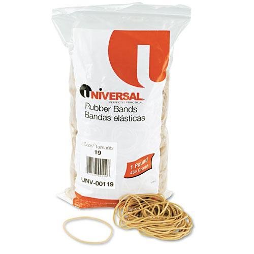 Universal 00119 Rubber Bands, Size 19, 3-1/2 x 1/16, 1lb Pack - //medicalbooks.filipinodoctors.org