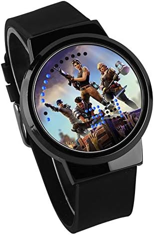 Hope Naert Touch LED Creative Electronic Student Watch Fortnite Athletic Shooting Game Night Light for Boys and Girls, 6