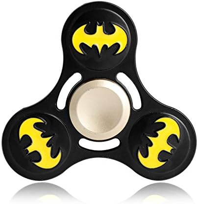 Batman - The Dark Knight Metal Fidget Spinner Toy. Helps Focusing, Stress Reducer/Relief Perfect For Boredom EDC ADD ADHD Anxiety and Autism for Adult &amp; Children (Black)
