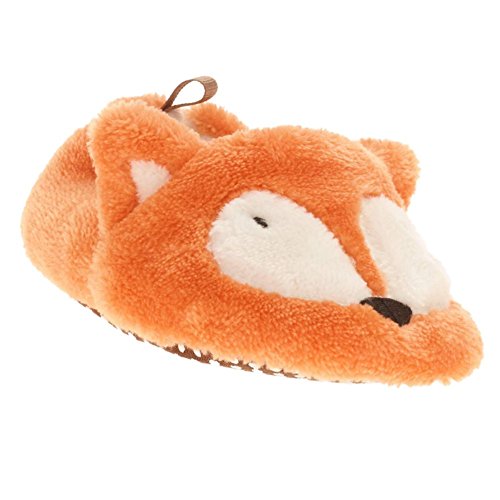 Infant Boys & Girls Plush Orange Fox Slippers Baby Prewalk Shoes 5