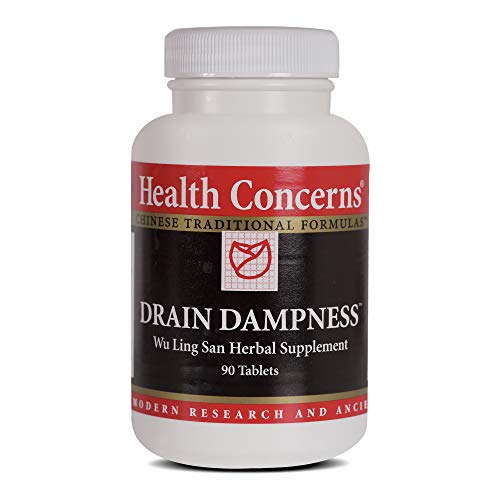 Health Concerns - Drain Dampness - Hoelen Five Chinese Herbal Supplement - Wu Ling San - Overall Wellness Support - with Alisma Rhizome - 90 Tablets per Bottle