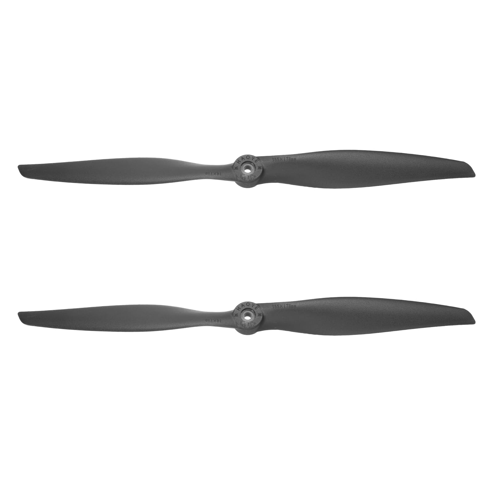 sourcing map 2 Pcs 14x7 Inch Propeller RC Propellers 2-Vane Blades Props for Lightweight Drones Motor Special Prop Accessories, Black — image 1