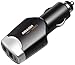 Amazon Basics 4.0 Amp Dual USB Car Charger for Apple & Android Devices - Black