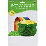 Pot-O-Gold Centerpiece Party Accessory (1 count) (1/Pkg)