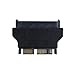 CableCreation SATA 22Pin Female to Micro SATA 16Pin Male Adapter, 16 pin Micro SATA (Male),2.5” Sata 22Pin to 1.8” Micro Sata Male Converter