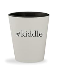 Kitchen: #kiddle - Hashtag White Outer & Black Inner Ceramic 1.5oz Shot Glass - Molandra Products