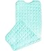 Yimobra Non Slip Bathtub Mat 40 x 16 Inch, Extra Long Shower Mat with Drain Holes, Machine Washable Baby Bath Mats, Strong Suction Cups for Bathroom Floor, Clear Green