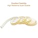 fowong D Weather Stripping White - 2 Seals, 3/8