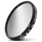 72MM CPL Circular Polarizer Glass Filter w/ Rotating Mount