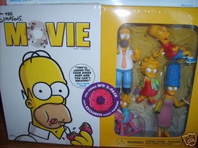 THE SIMPSONS MOVIE WITH FIGURINES 2-PACK