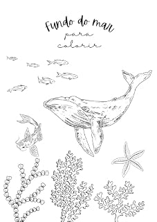 Livro Colorindo a Vida Marinha: Vida Marinha