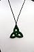 Peacemaker Jewelry Trinity Knot Silicone Teething Pendant Necklace (Green)