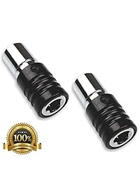 2 alazco Bit driver de adaptador 1/4" a 1/4" Convierta Cualquier Ratchet en un. Ahora con cambio rápido Calidad Premium Taiwán