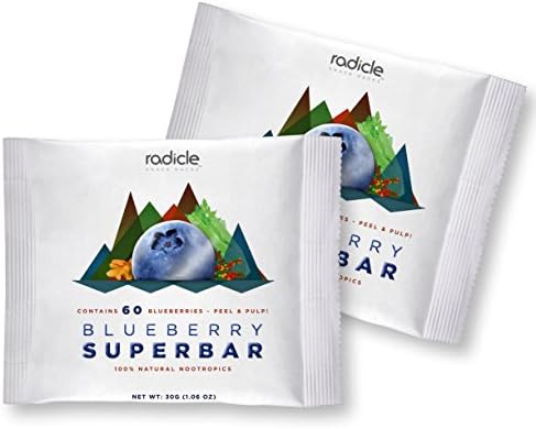 Radicle Super Bar, Blueberry, 10 Count (Pack of 10)