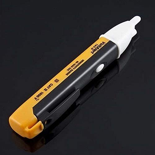 Carrfan Digital AC Voltage Tester Pen Detector Electricity Detector Test Pencil with LED Light Volt Alert Pens Hand Tools Accessories - Thumbnail 6