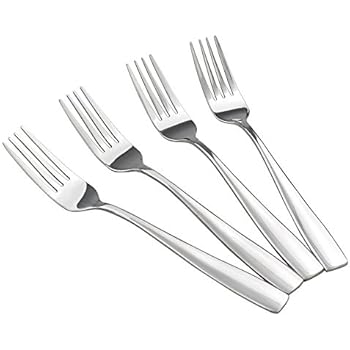 HOMMP 16-Piece Stainless Steel Dinner Forks, 8.27-INCH