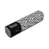 Halo Pocket Power Starlight 3000mAh Power Bank with Flash Light, Zebra